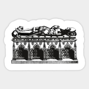 The sleeping knight Sticker